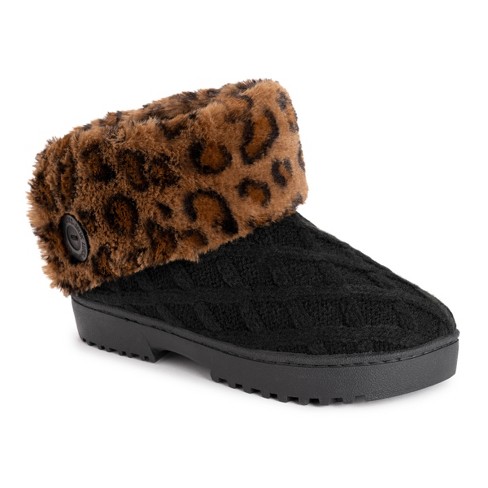 Muk Luks Women s Meilani Slippers Leopard S 5 6 Target