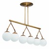 Craftmade Lighting Orion 6 - Light Island Pendant Light in  Patina Aged Brass - 4 of 4