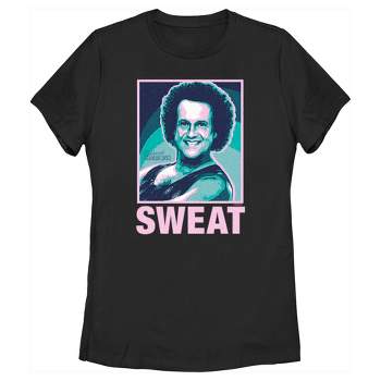 Women's Richard Simmons Sweat Poster T-Shirt