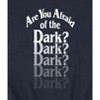 Men's - Are You Afraid of the Dark - Logo Fade Graphic Fleece Sweatshirt - 2 of 4