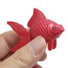 Unique Bargains Plastic Floating Goldfish Aquarium Ornament Red 2 Pcs - 2 of 3