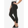 Jessica London Women's Plus Size Stretch Cotton Eyelet Capri Legging - 4 of 4