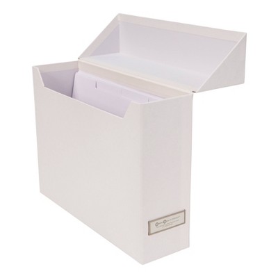 Lovisa File Box with 12 Files White - Bigso Box of Sweden