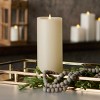 Christmas Classic Motion Flameless Candle 4x10 Ivory - 2 of 4