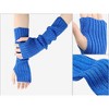 INSPIRE CHIC Acrylic Fingerless Elbow Length Arm Warmers 1 Pair - 3 of 4