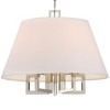 Crystorama Lighting Westwood 5 - Light Chandelier in  Polished Nickel - 4 of 4
