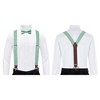 Jacob Alexander Men’s Floral Cotton Suspenders – Y-Back - 4 of 4