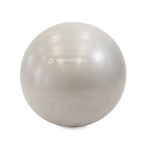 Stott Pilates Stability Ball Plus with Pump - Silver (65cm) - 1 of 4