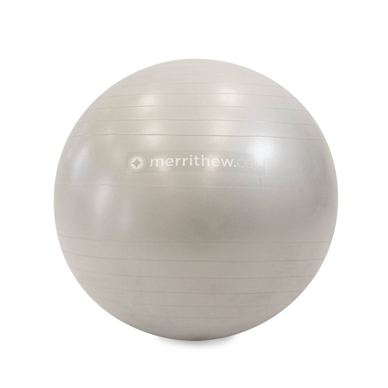 Stott Pilates Stability Ball Plus with Pump - Silver (65cm), 1 of 6