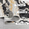 Washable Rug Modern Marble Rug, Ultra-Thin Area Rug for Living Room with Non Slip, Boho Marble Pattern Area Rug for Kitchen - 4 of 4