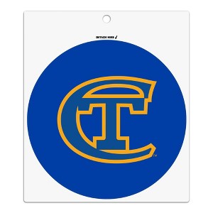 New York City College of Technology Primary Logo Automotive Car Refrigerator Locker Vinyl Circle Magnet - 1 of 4