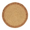 Saro Lifestyle Beaded Placemat, 14" Round, Natural (Set of 4) - 2 of 4