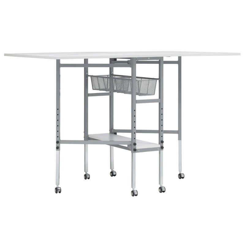 Cutting Table with Grid Silver/White - Sew Ready, 1 of 21