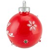 Northlight LED Lighted "Merry Christmas" Ball Ornament Decoration - 10" - Red - 3 of 4