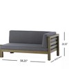 Infurnic Patio Seating Sets Modern Outdoor Furniture Set Featuring Unique Design,Perfect for Gardens, Living Spaces, Gray, 58.25"*30.25"*26.5" - 2 of 4