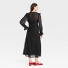 Women's Long Sleeve Sheer Maxi Dress - A New Day™ - 2 of 3