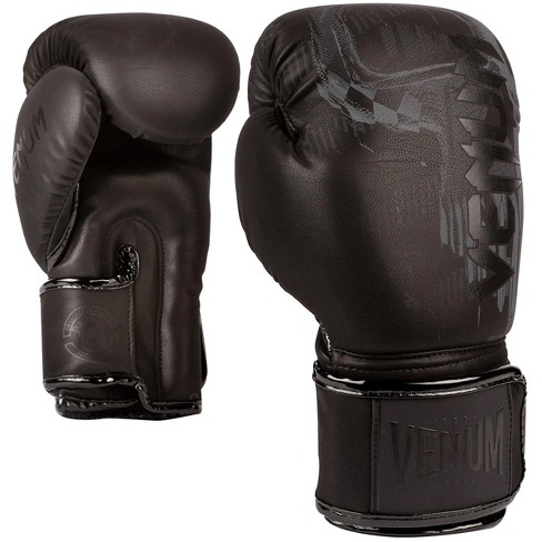 Venum Skull Hook And Loop Boxing Gloves - 14 Oz. - Black/black : Target