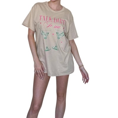 Women's Talk Dirty To Me Tee - 26 Threads