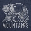 Mens Retro Smoky Mountains T Shirt Funny Camping Vintage Graphic Design Tee Guys - Crazy Dog Men's T Shirt - 2 of 4