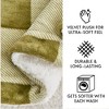 50"x60" Printed Buffalo Check Faux Shearling Throw Blanket Green - Isla Jade: Cozy Midweight, Non-Woven, OEKO-TEX Certified - 4 of 4