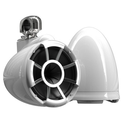 Wet Sounds REV 10 Swivel Clamp Tower Speakers - WHITE (Pair)