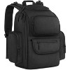 Itopfox Multifunctional Diaper Backpack with Insulated Pockets, Water Resistant Baby Bag for Men & Women, Stroller Straps, Black - 2 of 4