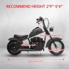 24V Kids Electric Dirt Bike - 14 MPH Off-Road Motorcycle for Ages 6-12, 250w Powerful Motor, 60 Min Ride Time, Hydraulic Suspension, Max 135 Lbs - 4 of 4