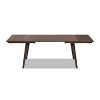 Jennifer Taylor Home Capri 59-90.5" Solid Oak Wood 4-6 Seat Extendable Leaf Dining Table - 2 of 4