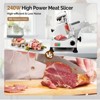 210W 110V Manual Commercial Meat Slicer Machine - 3 of 4