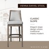 Maven Lane Vienna Swivel Kitchen Stool - 3 of 4