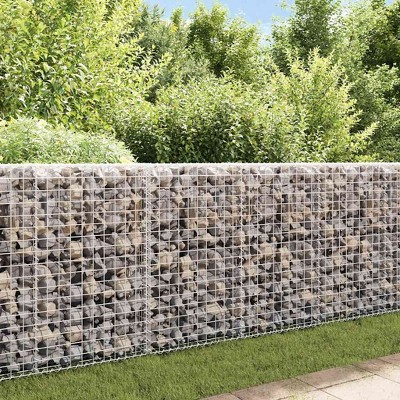 vidaXL Gabion Basket Galvanized Steel 39.4"x19.7"x39.4"