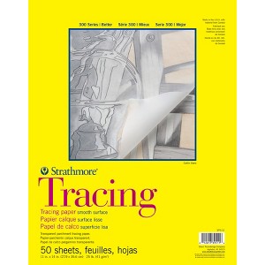 Strathmore Strathmore 300 Series Tracing Paper Pad, Tape Binding, 50 Sheet, 11x14 inch, 1 Count - 1 of 1