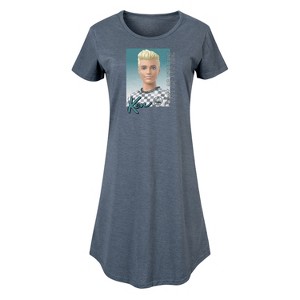 Women's - Barbie - Ken Graphic T-shirt Dress - 1 of 4