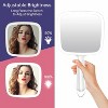FamiHomii Lightweight, Durable, Portable Handheld Mirror with 3-Color dimmable Lights, Perfect for Hair Styling and Shaving.Battery Operated - 4 of 4