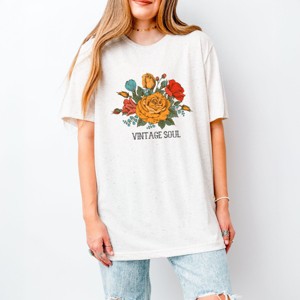 Simply Sage Market Vintage Soul Flowers Short Sleeve Tee - 1 of 4