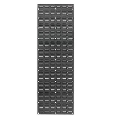 Quantum Storage Systems Louvered Panel, Wall Mounted, 18"L X 61"H, Heavy-Duty 16 Gauge Cold Rolled Steel