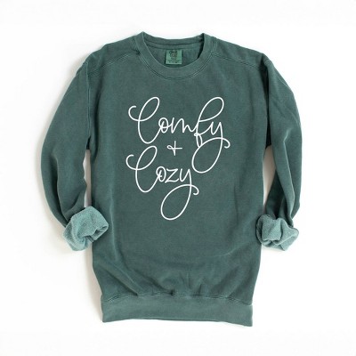 Simply Sage Market Women's  Garment Dyed Graphic Sweatshirt Comfy and Cozy Curisve