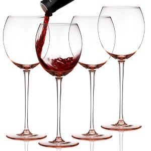 Berkware Luxurious and Elegant Sparkling Colored Wine Glass - 13.3oz - 1 of 4