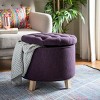Amelia Tufted Storage Ottoman  - Safavieh - 4 of 4