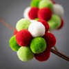 25"H Sullivans Artificial Christmas Ball Pom Pom Spray, Multicolor, Indoor Christmas Decor - 2 of 3