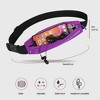 Anna-Kaci Women's Adjustable Lightweight Waist Bag - Splash - Proof Running Belt - 2 of 4