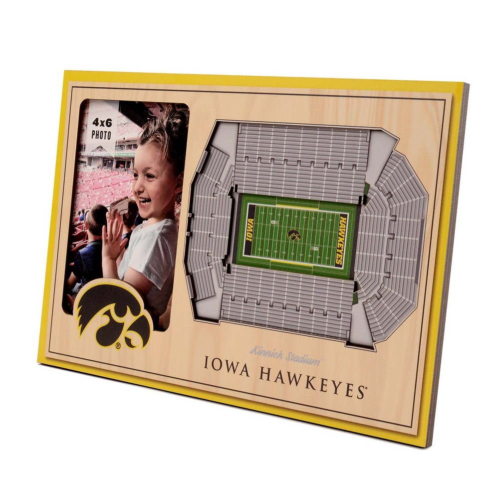 Photos - Photo Frame / Album 4" x 6" NCAA Iowa Hawkeyes 3D StadiumViews Picture Frame
