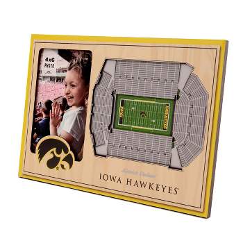 4" x 6" NCAA Iowa Hawkeyes 3D StadiumViews Picture Frame