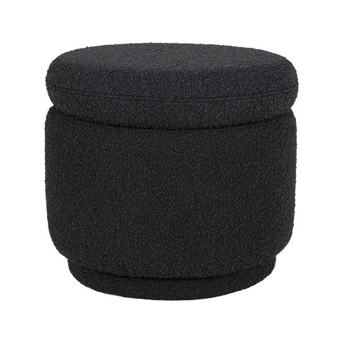 Babyletto Enoki Storage Ottoman Black Boucle Target