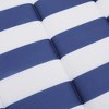 vidaXL Oxford Fabric Sun Lounger Cushion with Foam Fiber Filling, Versatile Use, Perfect Fitting Design - 3 of 4