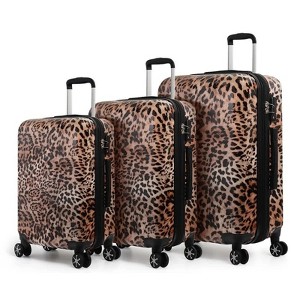 NEW YORK XPRESS L-0028 Expandable 3PC Hard Shell Luggage with Spinner Wheels, TSA Lock, ( 20"/24"/28") - 1 of 4