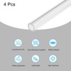 Unique Bargains Lamp Lantern Water Cooling System Acrylic Round Pipes Clear 4 Pcs 6" - 3 of 4