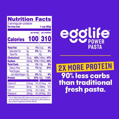 egglife Roasted Garlic Power Pasta - 9oz