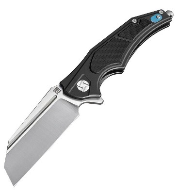 Artisan Apache Nomad Folder 3.82 in M390 Black Titanium Hndl