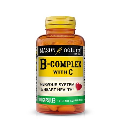 Mason Natural Vitamin B-Complex with Vitamin C - 100 Capsules